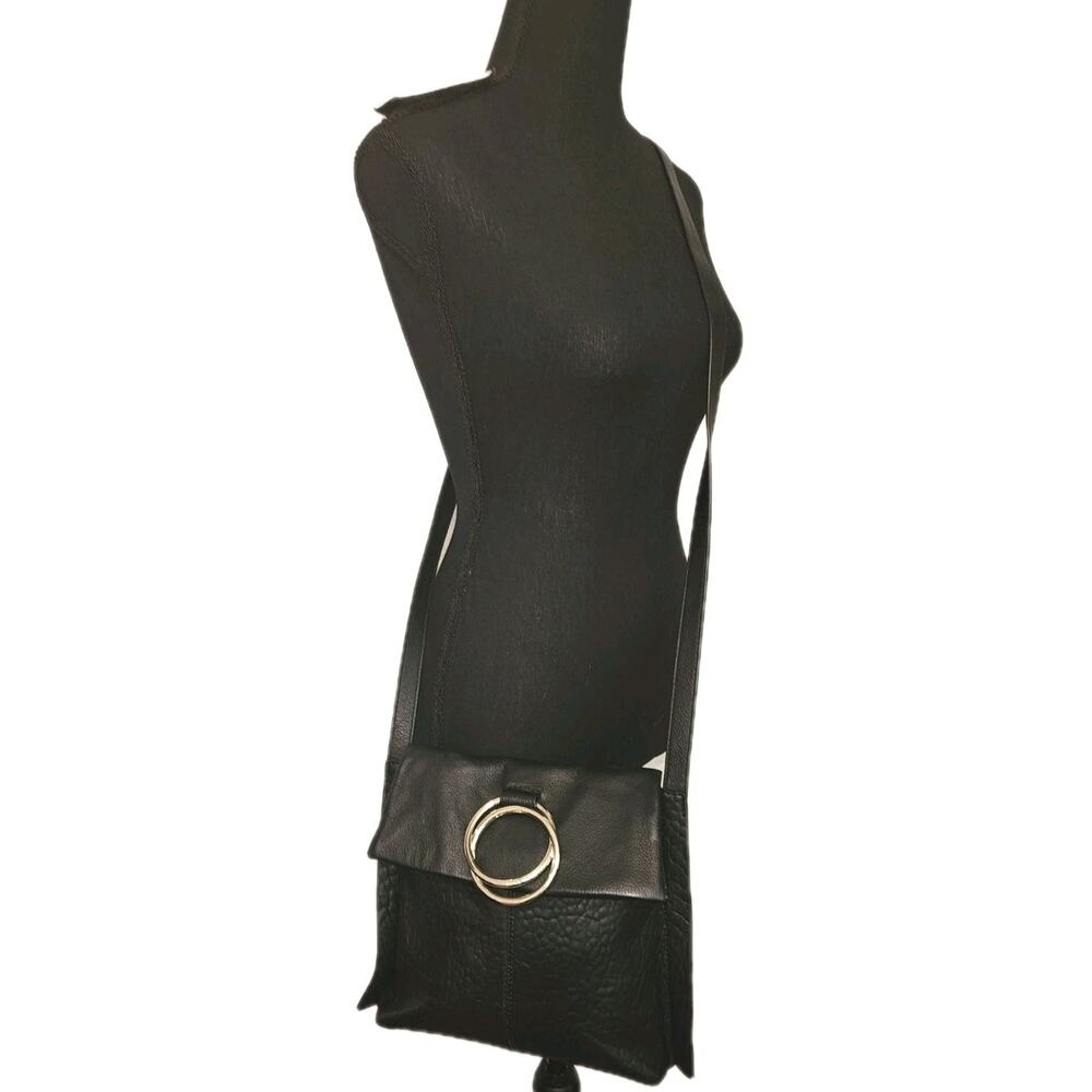 Vince Camuto Livy Black Crossbody Handbag 10x10x2 *read - Picture 4 of 16